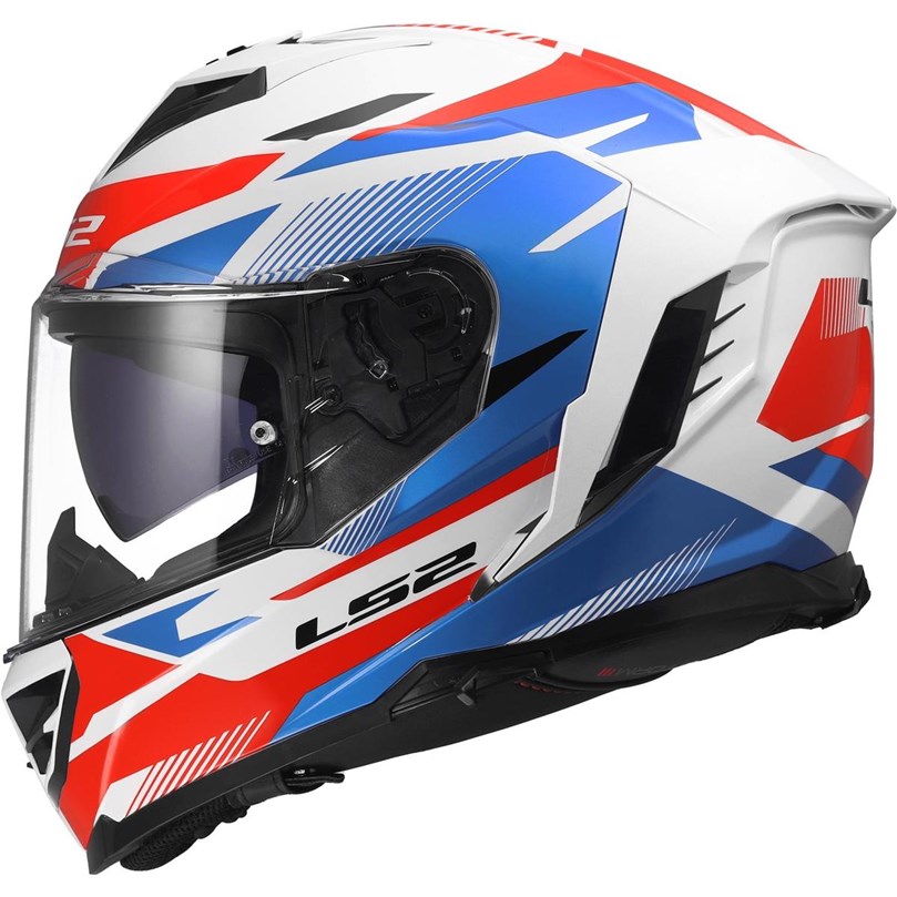 HJÄLM LS2 FF818 STORM III Komai Vit/Blå/Röd