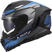 HJÄLM LS2 FF818 STORM III Komai Svart/Blå