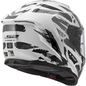 HJÄLM LS2 FF818 STORM III Kaos Vit/Grå