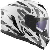 HJÄLM LS2 FF818 STORM III Kaos Vit/Grå