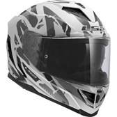 HJÄLM LS2 FF818 STORM III Kaos Vit/Grå