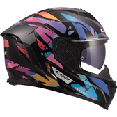 HJÄLM LS2 FF818 STORM III Kaos Svart/Lila/Blå
