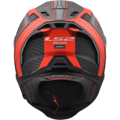 HJÄLM LS2 FF807 DRAGON CARBON Subic Röd
