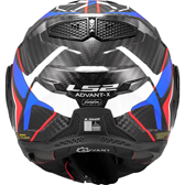HJÄLM LS2 FF901 ADVANT X CARBON Future Vit/Blå
