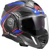 HJÄLM LS2 FF901 ADVANT X CARBON Future Vit/Blå