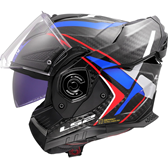 HJÄLM LS2 FF901 ADVANT X CARBON Future Vit/Blå