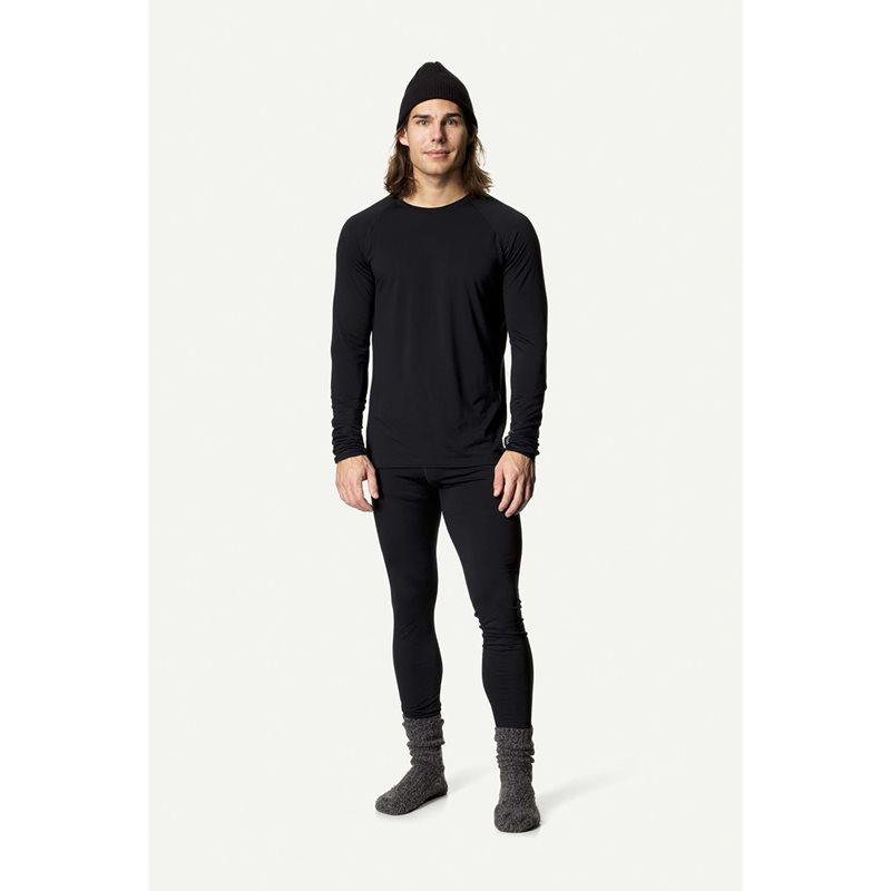Houdini Desoli Light Crew Sweater Men True Black - S