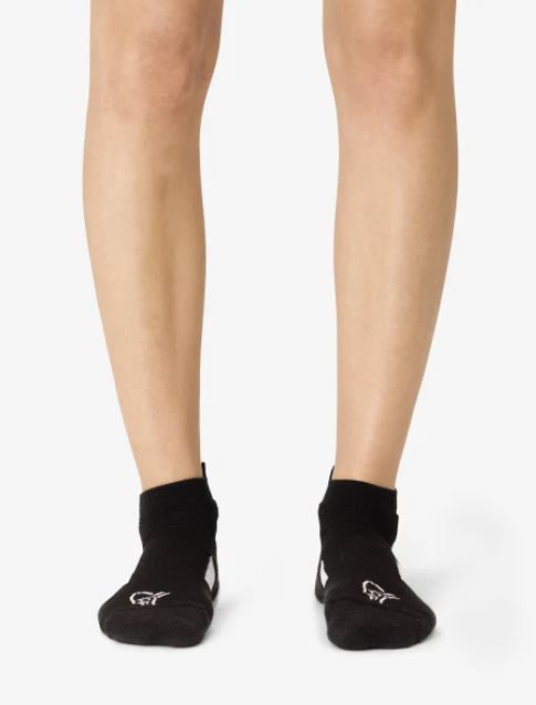 Norr&oslash;na Senja Merino Lightweight Socks Short Caviar - 37-39