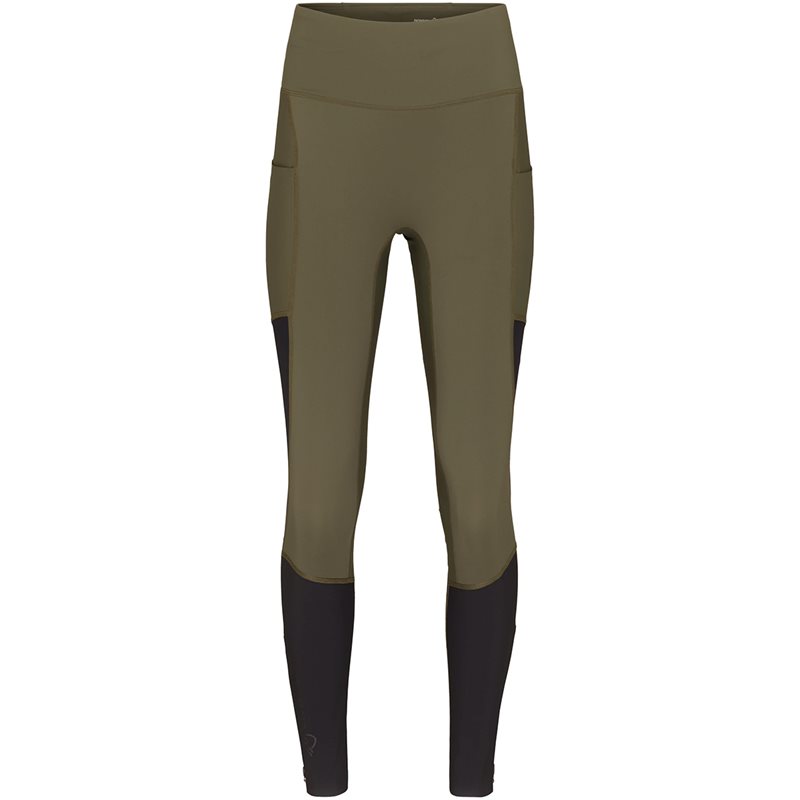 Norr&oslash;na Senja Equaliser Stretch Tights W's Olive Night/Caviar - S