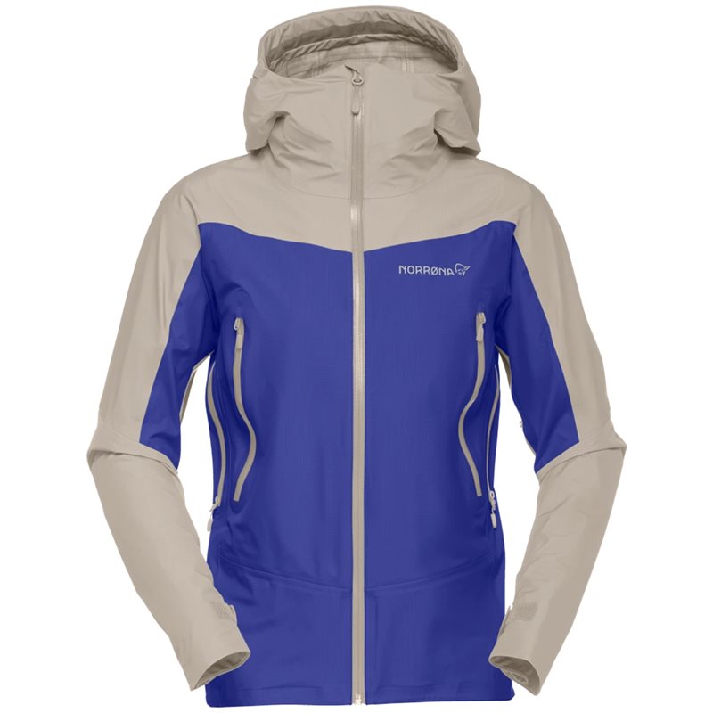 Norr&oslash;na Falketind Gore-Tex Jacket W's Royal Blue - XS