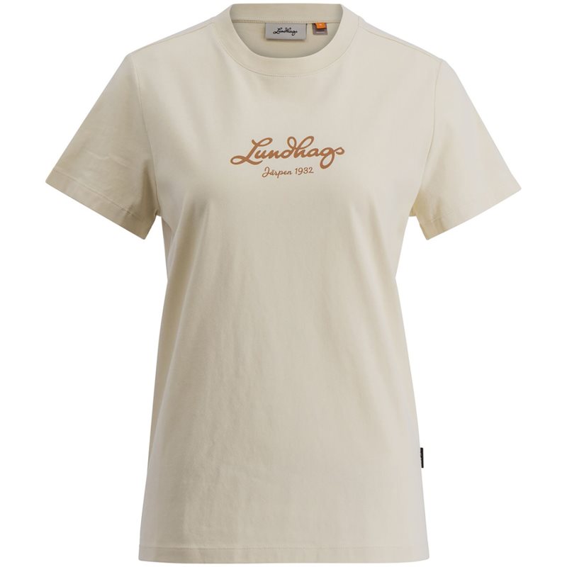 Lundhags J&auml;rpen Logo T-shirt W Chalk White - XS