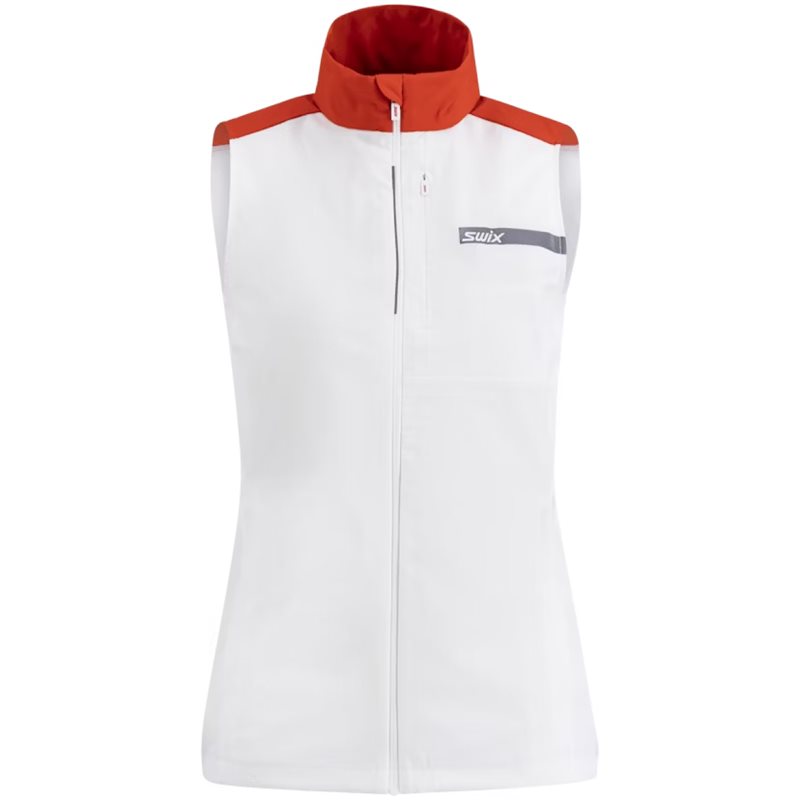 Swix U Nk Multiplier Crew 2Pr Cu Bright White/Fiery Red - XS