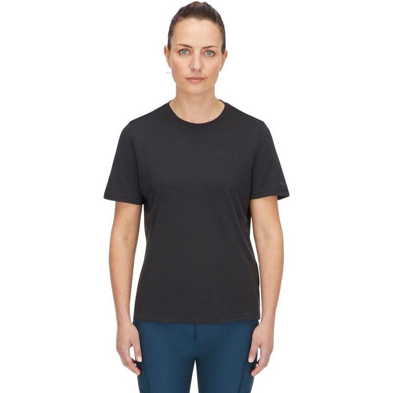 Rab Crimp Logo Tee Womens Beluga - 10