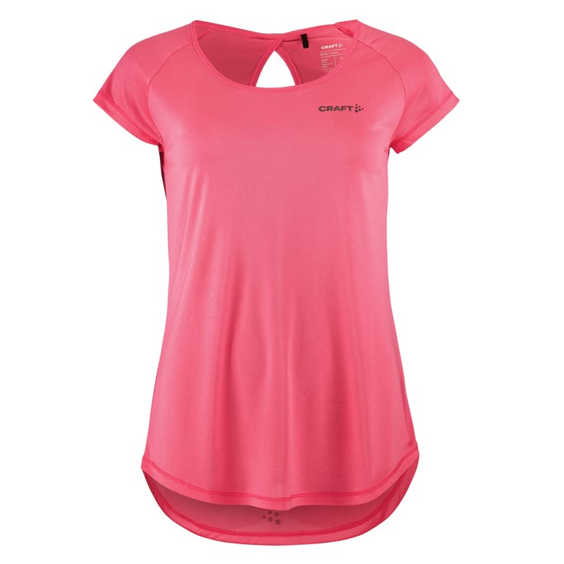 Craft Eaze SS Melange Tee W Fuchsia Melange - XS
