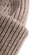 KnowledgeCotton Apparel Wool badge beanie Kelp Melange