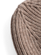 KnowledgeCotton Apparel Wool badge beanie Kelp Melange