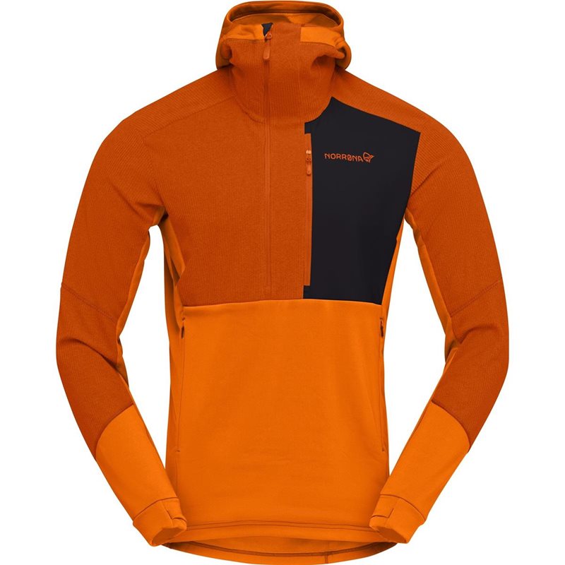 Norr&oslash;na lofoten Thermal Pro Hood M'S Gold Flame - S