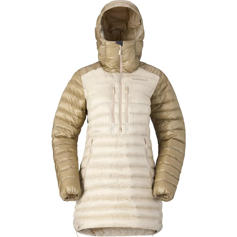 Norr&oslash;na lofoten Down800 Anorak W'S Oatmeal - XS