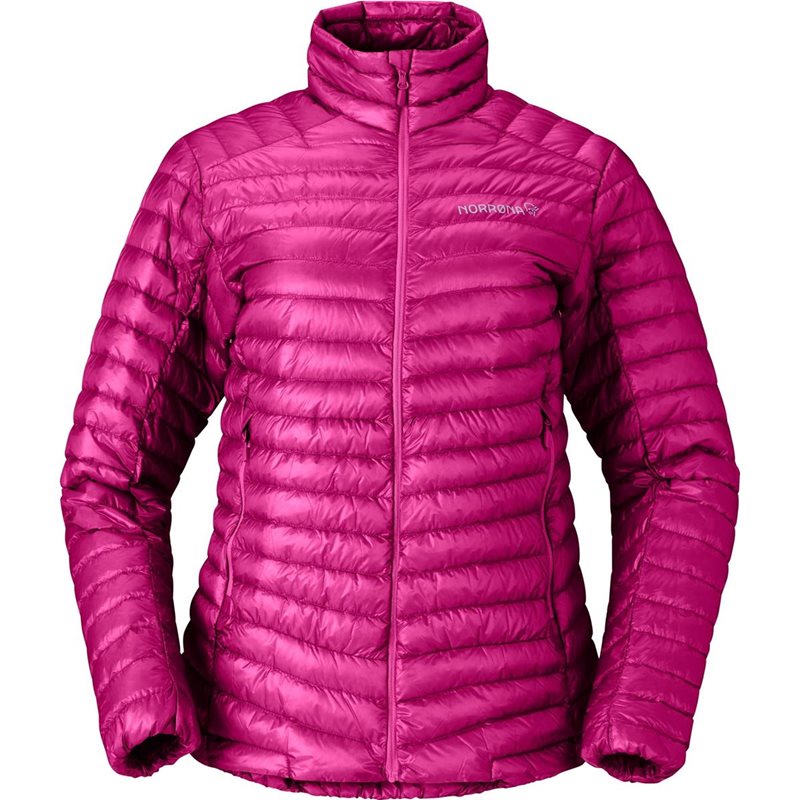 Norr&oslash;na Trollveggen Superlight Down800 Jacket W' Festival Fuchsia - XS