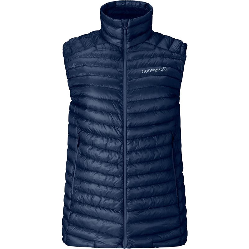 Norr&oslash;na Trollveggen Superlight Down800 Vest W'S Indigo Night - XS
