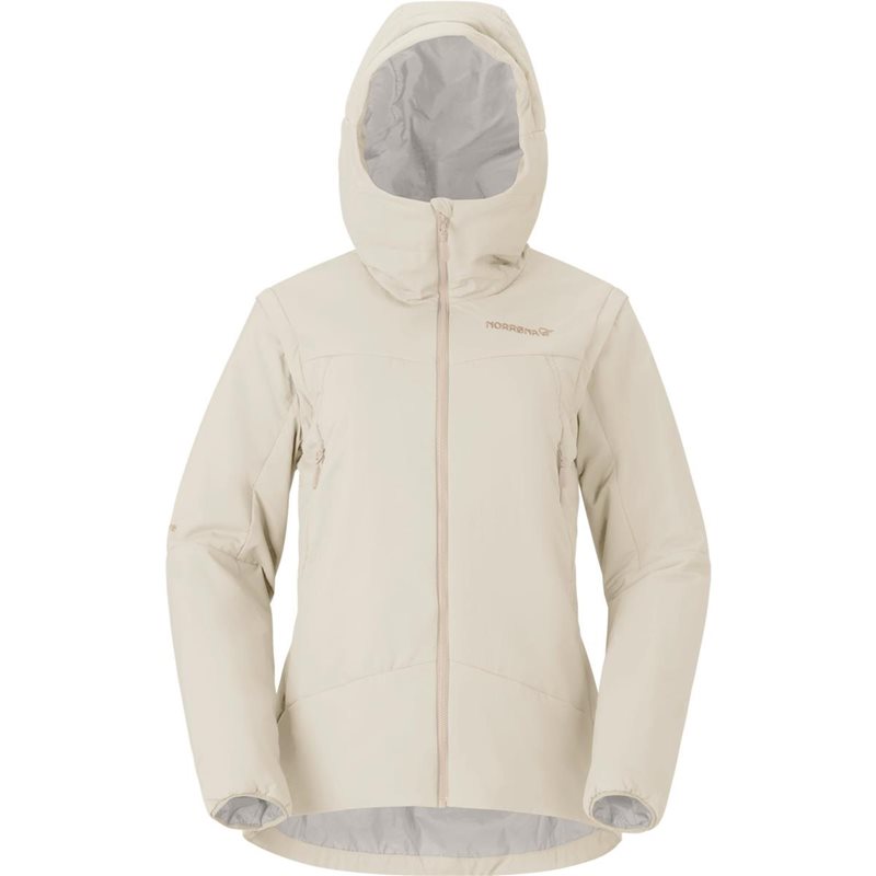 Norr&oslash;na M&oslash;re Thermo60 Aero100 Jacket W'S Oatmeal - XS
