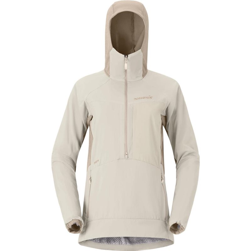 Norr&oslash;na M&oslash;re Octa Zip Hood W'S Oatmeal - XS