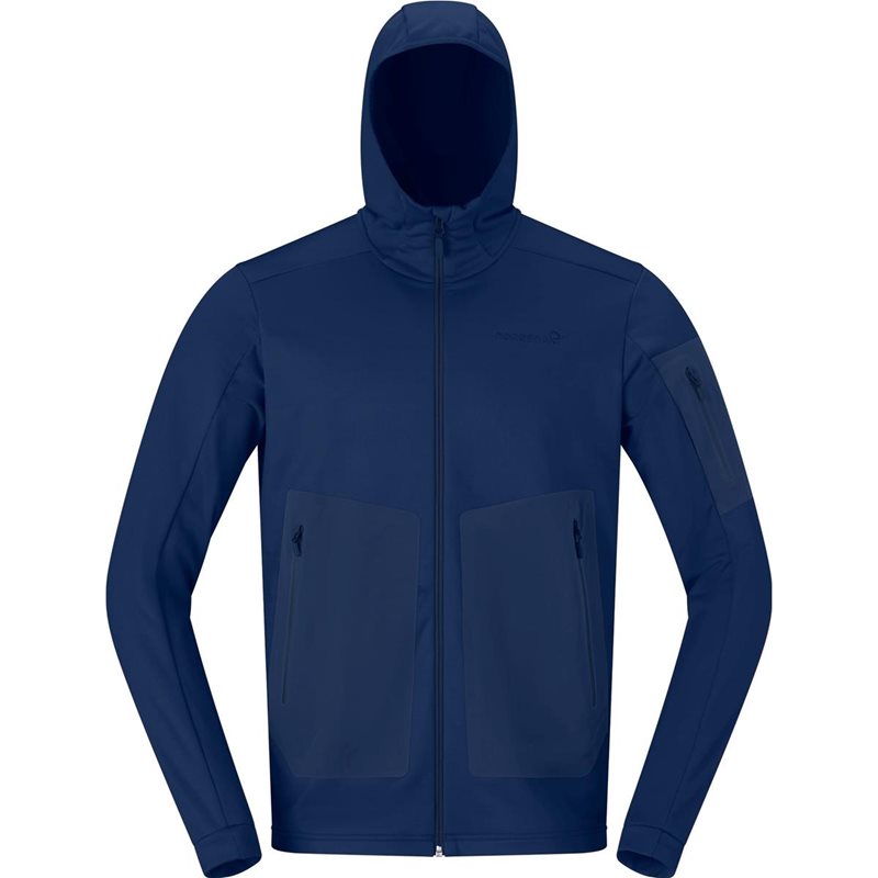 Norr&oslash;na Falketind Warm2 Stretch Hood M'S Indigo Night - M