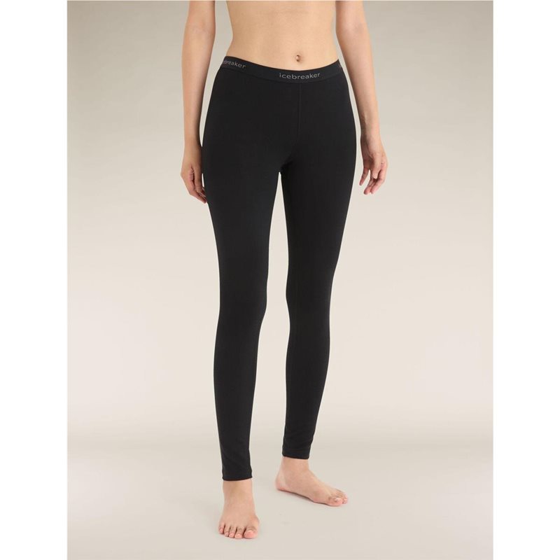 Icebreaker Women Merino 200 Oasis Leggings Black - XS