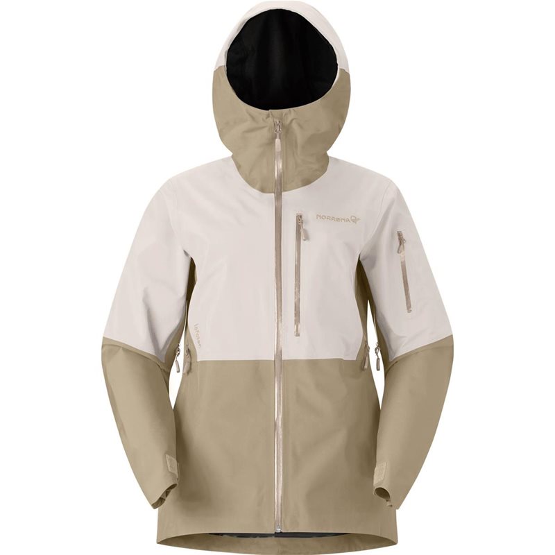 Norr&oslash;na lofoten Gore-Tex Jacket W'S Oatmeal - XS