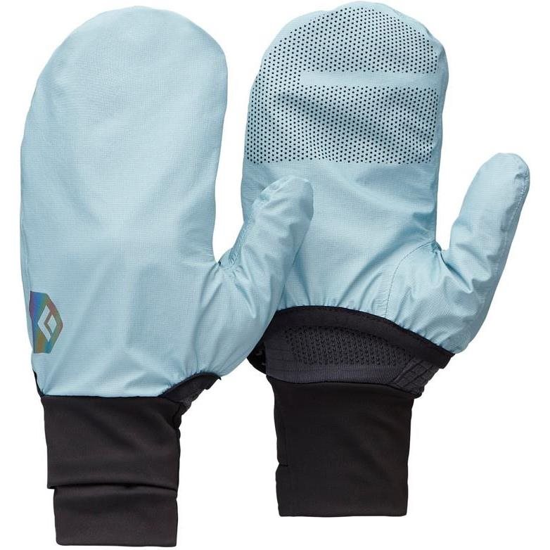 Black Diamond Gridtech Storm Hood Gloves Carbon/Glacier - S