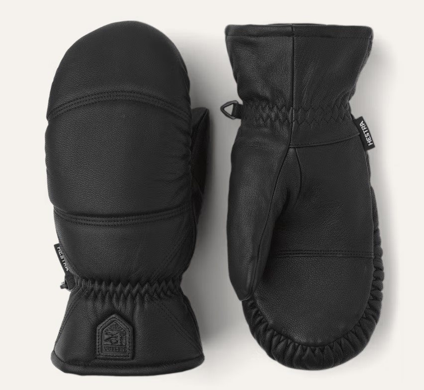 Hestra Leather Box - Mitt Black - 10