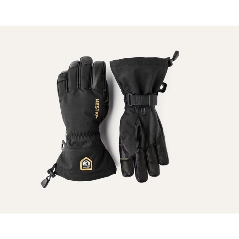 Hestra Army Leather Gore-Tex - 5 Finger Black/Black - 10