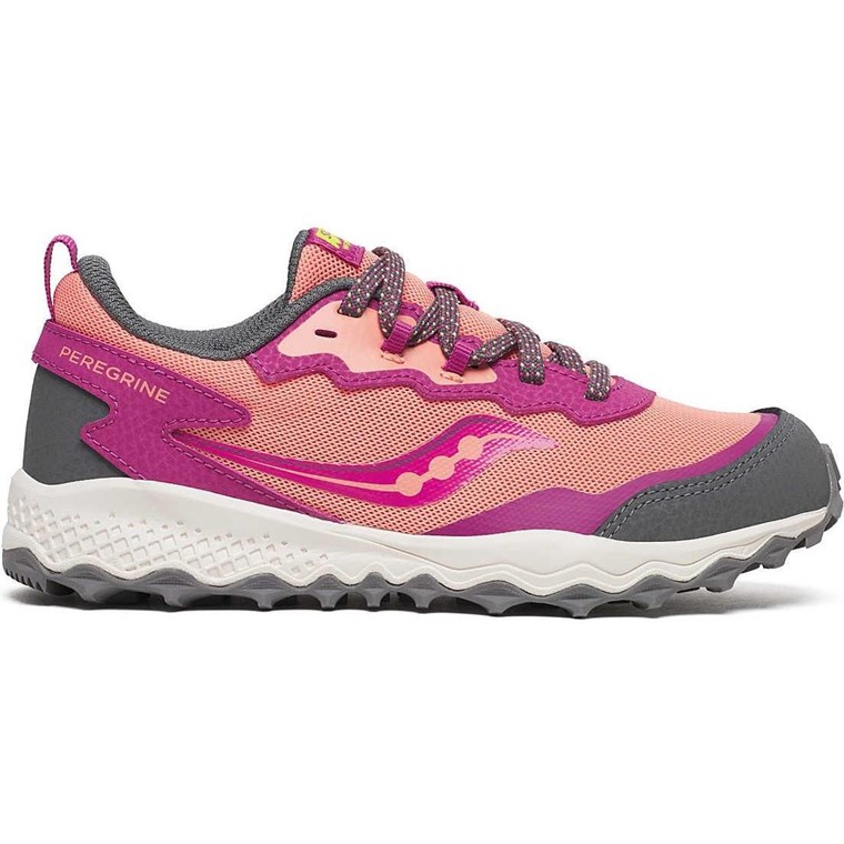 Saucony Peregrine JR Shield Berry/Coral