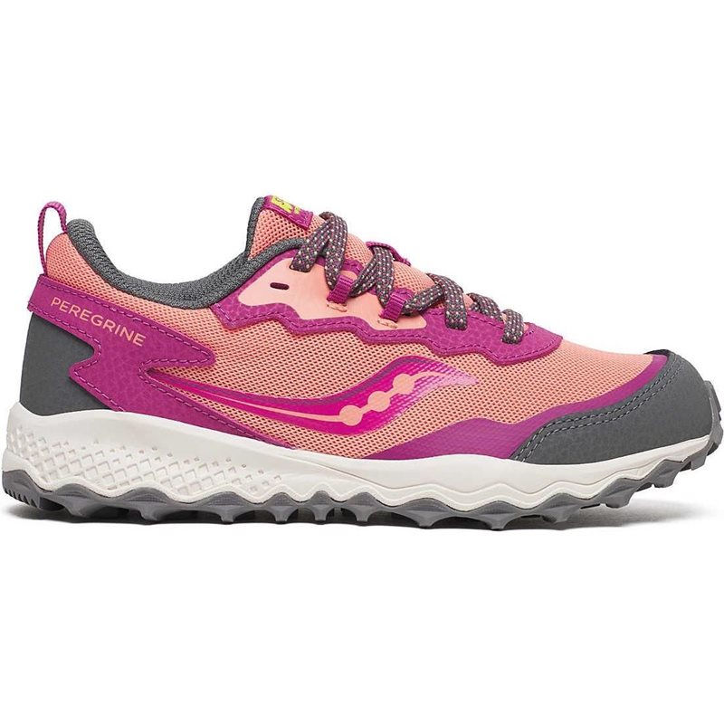 Saucony Peregrine JR Shield Berry/Coral - 37