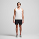 Saucony Stopwatch Singlet M White
