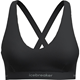 Icebreaker W Mer 125 Cool-Lite Sprite Racerback Bra Black