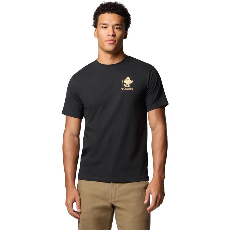 Columbia M Hageman Graphic Tee Black/Hike On - S