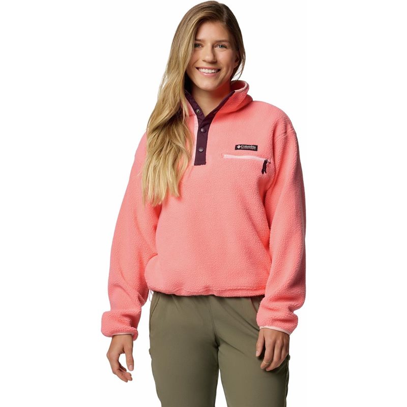 Columbia W Helvetia II Cropped Half Snap Fleece