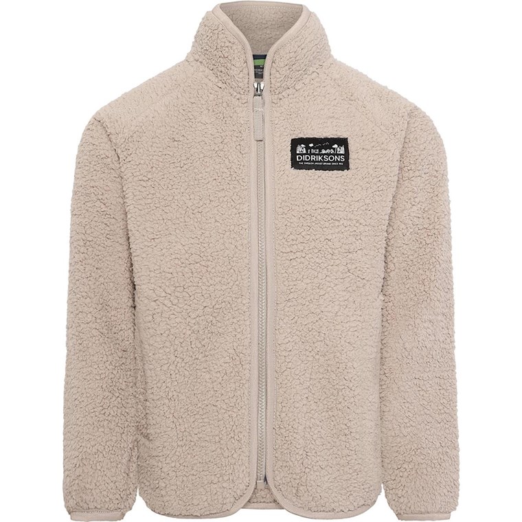 Didriksons Gibbs Kids' Full-Zip Beach Beige