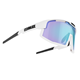 Bliz Vision Matt White, Smoke With Blue Multi