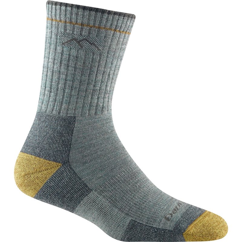 Darn Tough Hiker Micro Crew Midweight With CushionSage L Sage