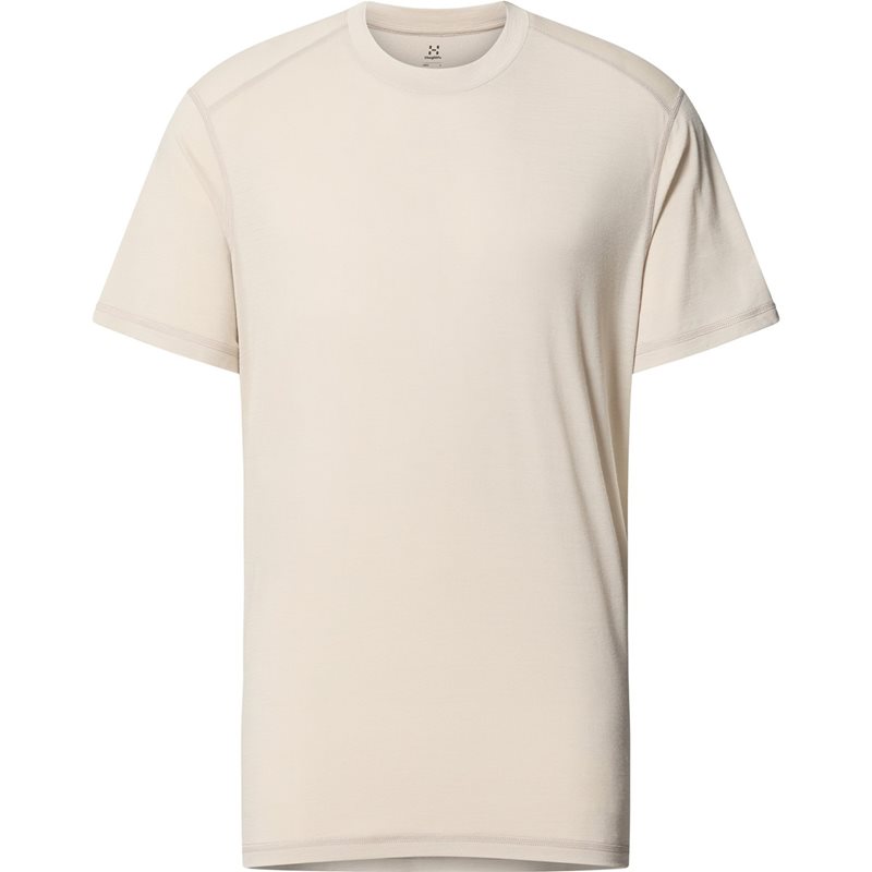 Hagl&ouml;fs Kaise Wool Tee Men Chalk Beige - S