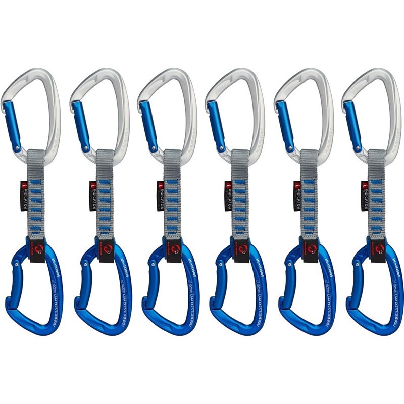 Mammut Crag Keylock 10 cm Indicator 6-Pack Quic - OneSize