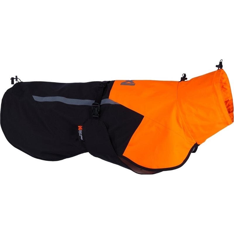 Non-stop dogwear Fjord Raincoat 2.0 Black/Orange