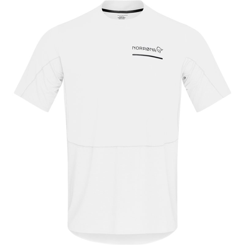 Norr&oslash;na Senja Equaliser Lightweight T-Shirt M's Snow White - S