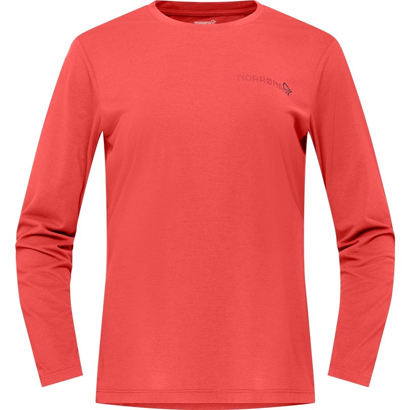 Norr&oslash;na Femund Tech Long Sleeve W&acute;s Paprika Red - XS