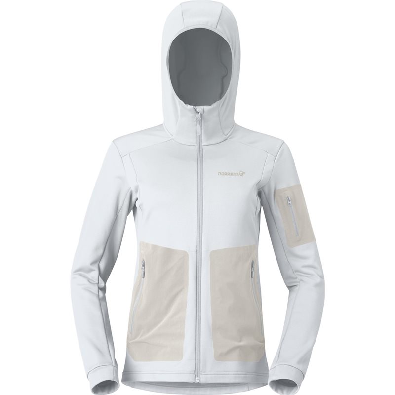 Norr&oslash;na Falketind Warm2 Stretch Hood W&acute;s Snow White - XS