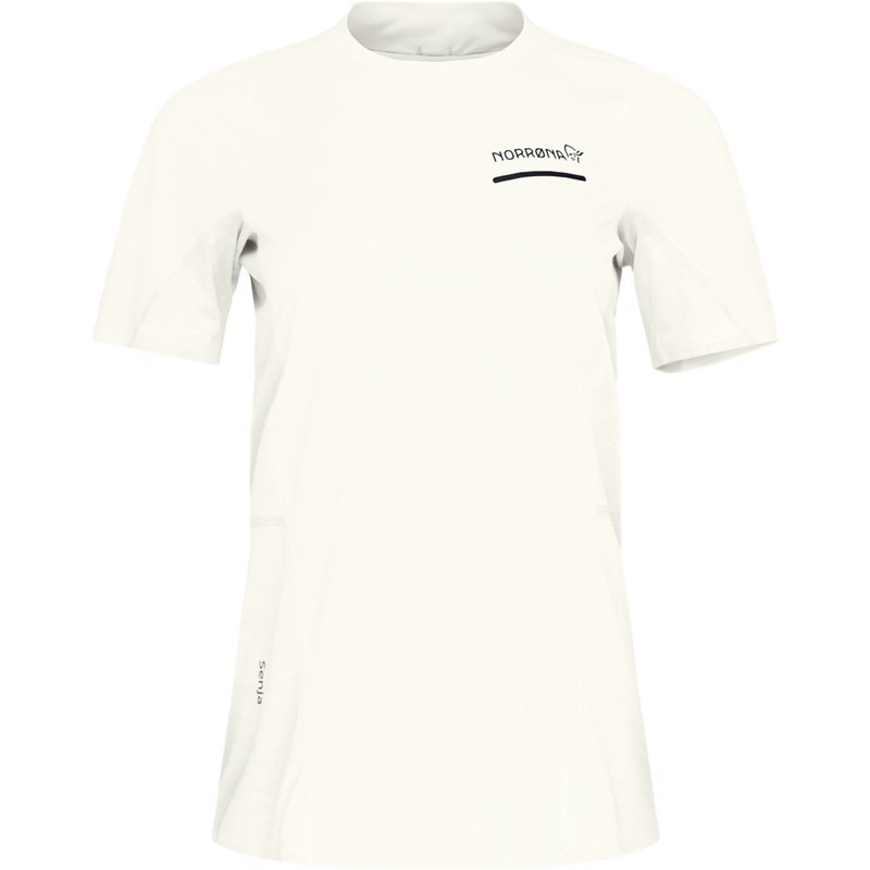 Norr&oslash;na Senja Equaliser Lightweight T-Shirt W&acute;s Snow White - XS