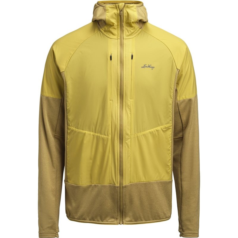 Lundhags Padje Windbreaker Hoodie M Straw/Bamboo - S
