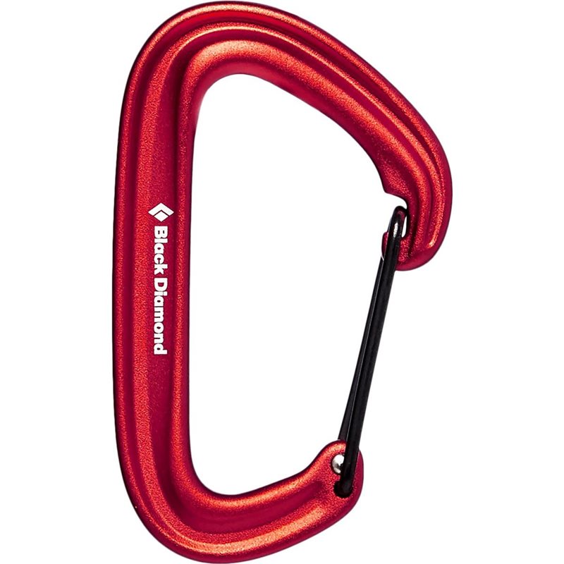 Black Diamond Litewire Carabiner Red